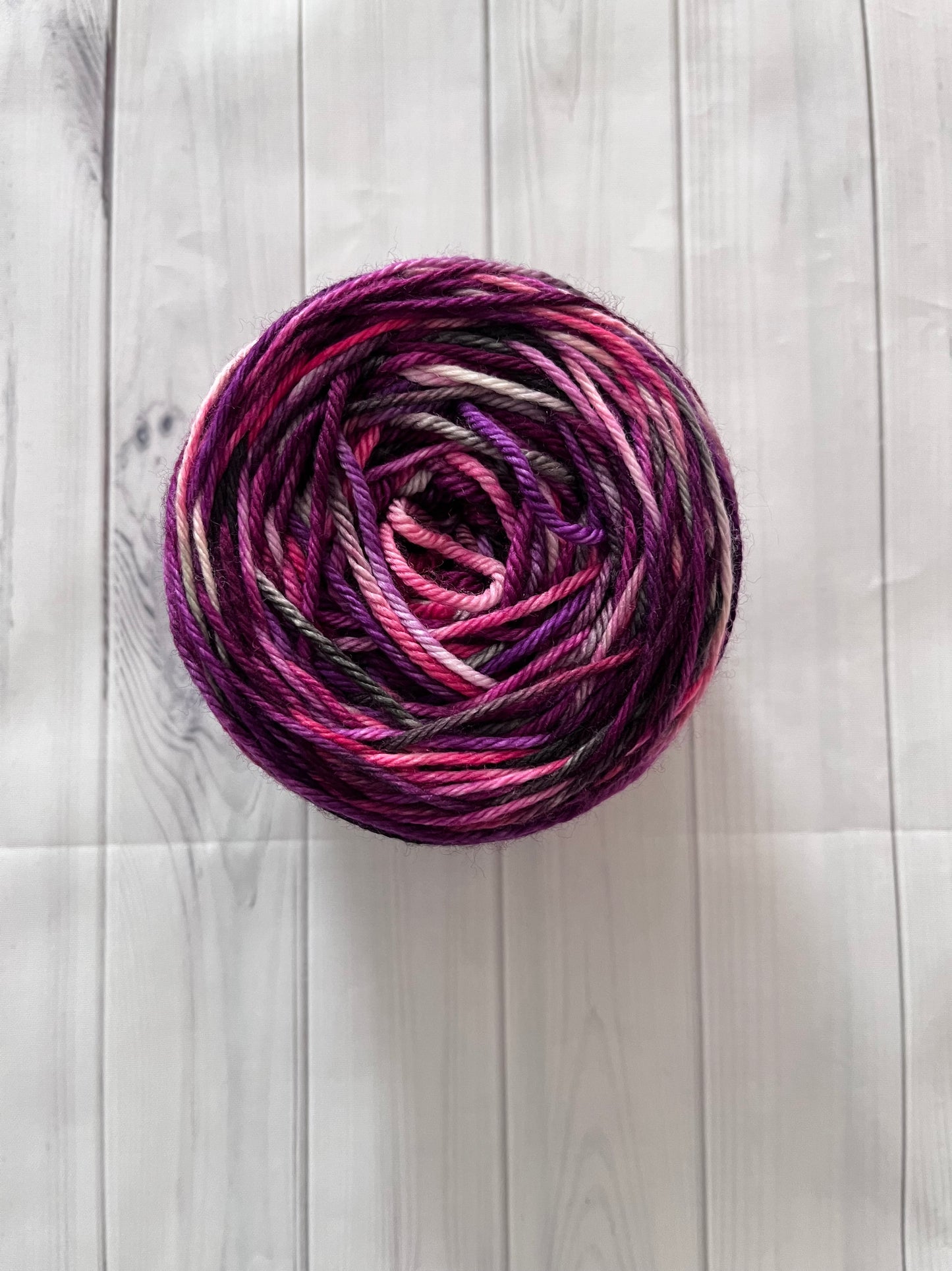 Hand Dyed 100% Superwash Merino Yarn - Cosmic Clouds - Sport, DK, Worsted