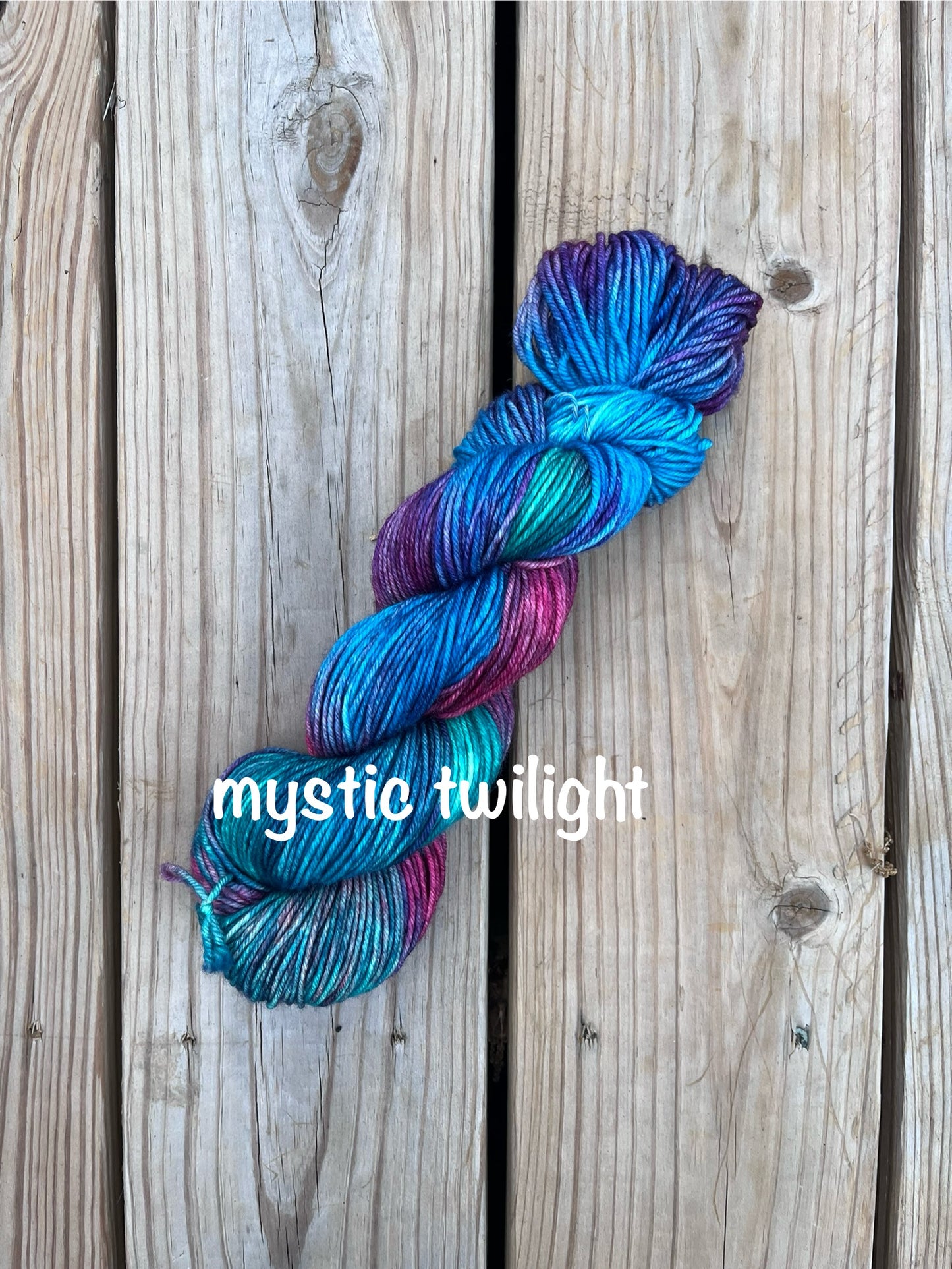 Hand Dyed 100% Superwash Merino Yarn - Sport, DK, Worsted